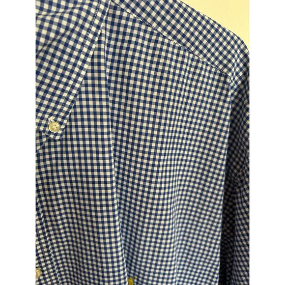 Ralph Lauren Classic Fit Blue‎ & White Gingham Buttonup Size 2XB - Picture 3 of 3